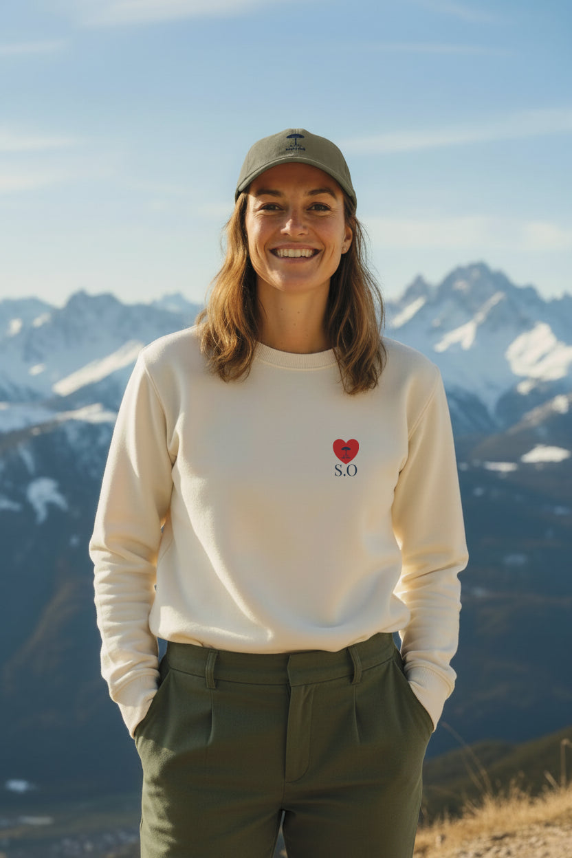 Sweat Amour Sud-Ouest Unisexe | Coton Bio | Au Fil des Pins