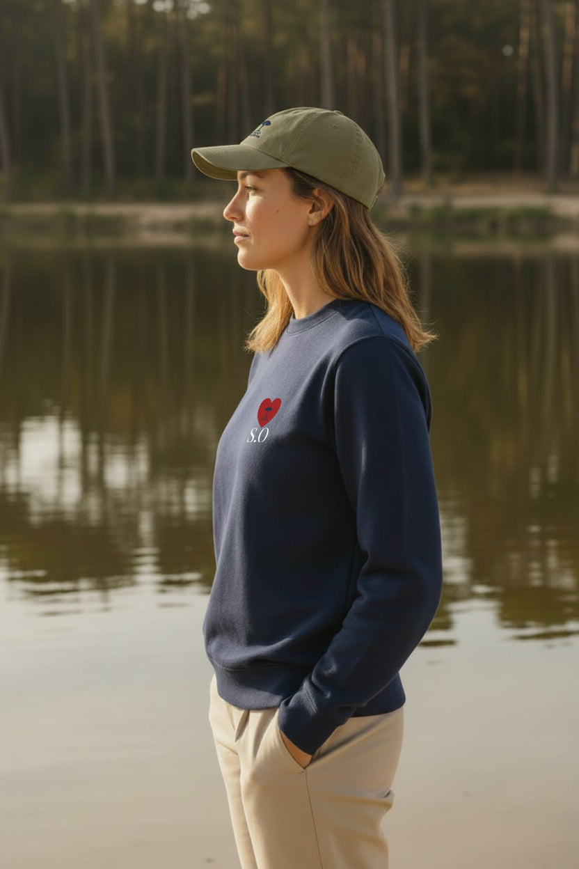 Sweat Amour Sud-Ouest Unisexe | Coton Bio | Au Fil des Pins