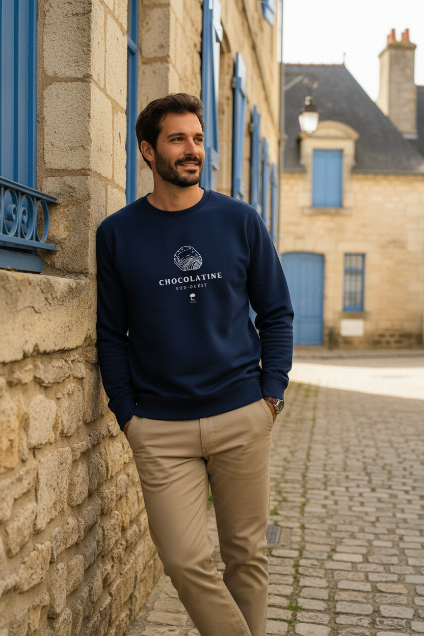 Sweat éco-responsable Chocolatine