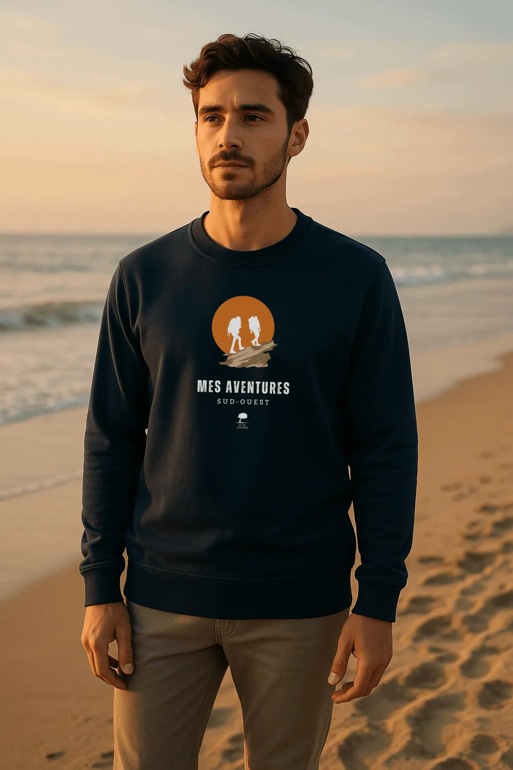 Sweat éco-responsable Aventures - Au Fil des Pins