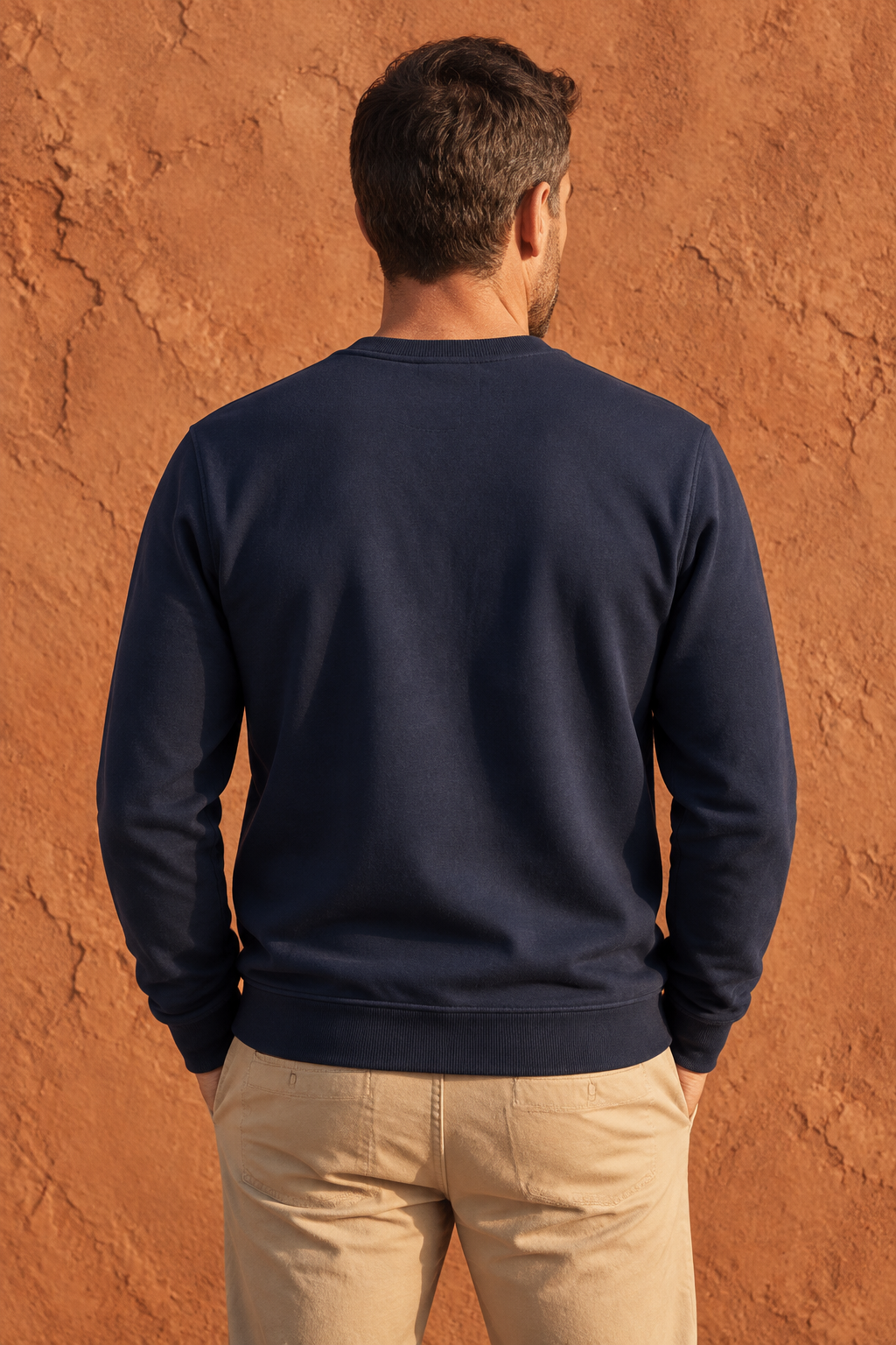 Sweat Pelote basque dos, mur terracotta