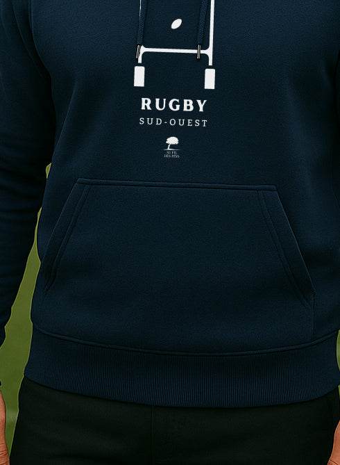 Sweat à capuche Rugby - Au Fil des Pins