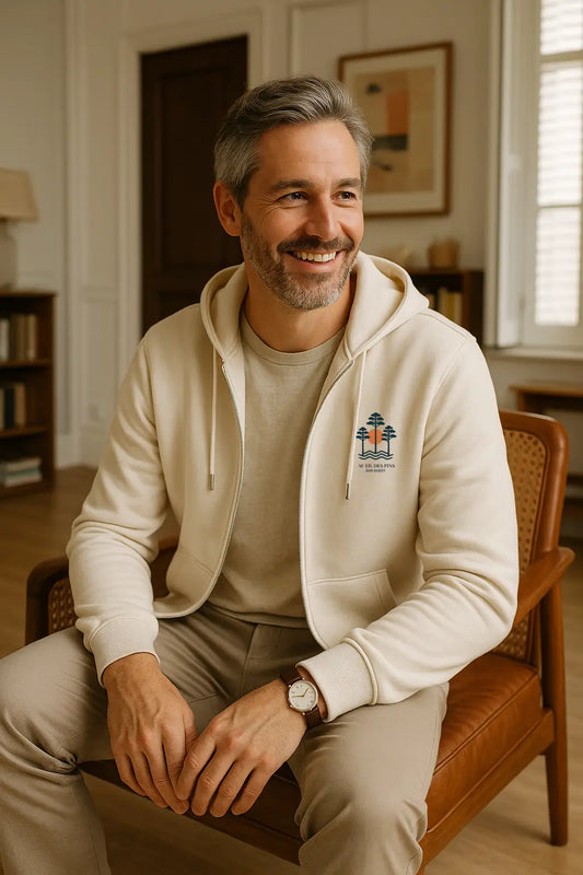 Sweat à capuche zippé Landes-basic-Au Fil des Pins-AU FIL DES PINS