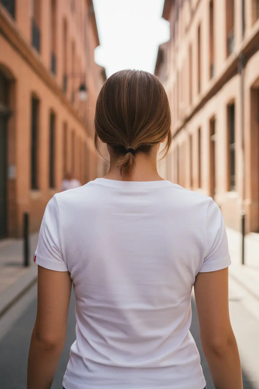 🇫🇷 T-shirt Femme Chocolatine Coton Bio Made in France