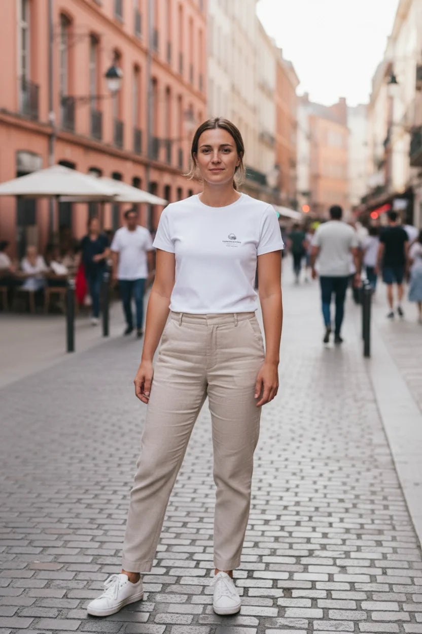 🇫🇷 T-shirt Femme Chocolatine Coton Bio Made in France