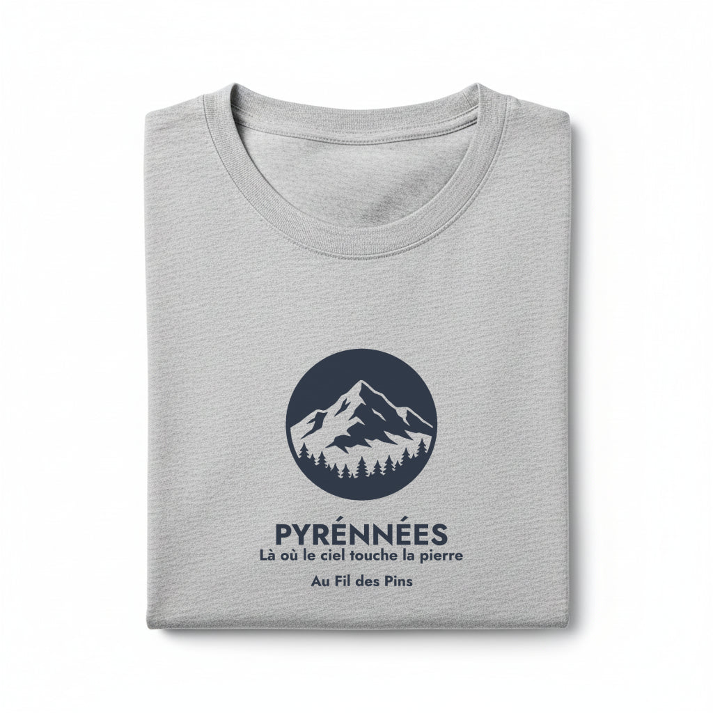 Tee-shirt Femme "Pyrénées" – Coton Bio & Éco-Responsable
