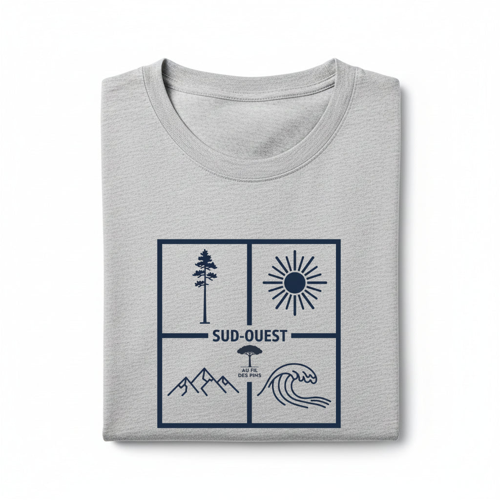 Tee-shirt éco-responsable femme Sud-Ouest