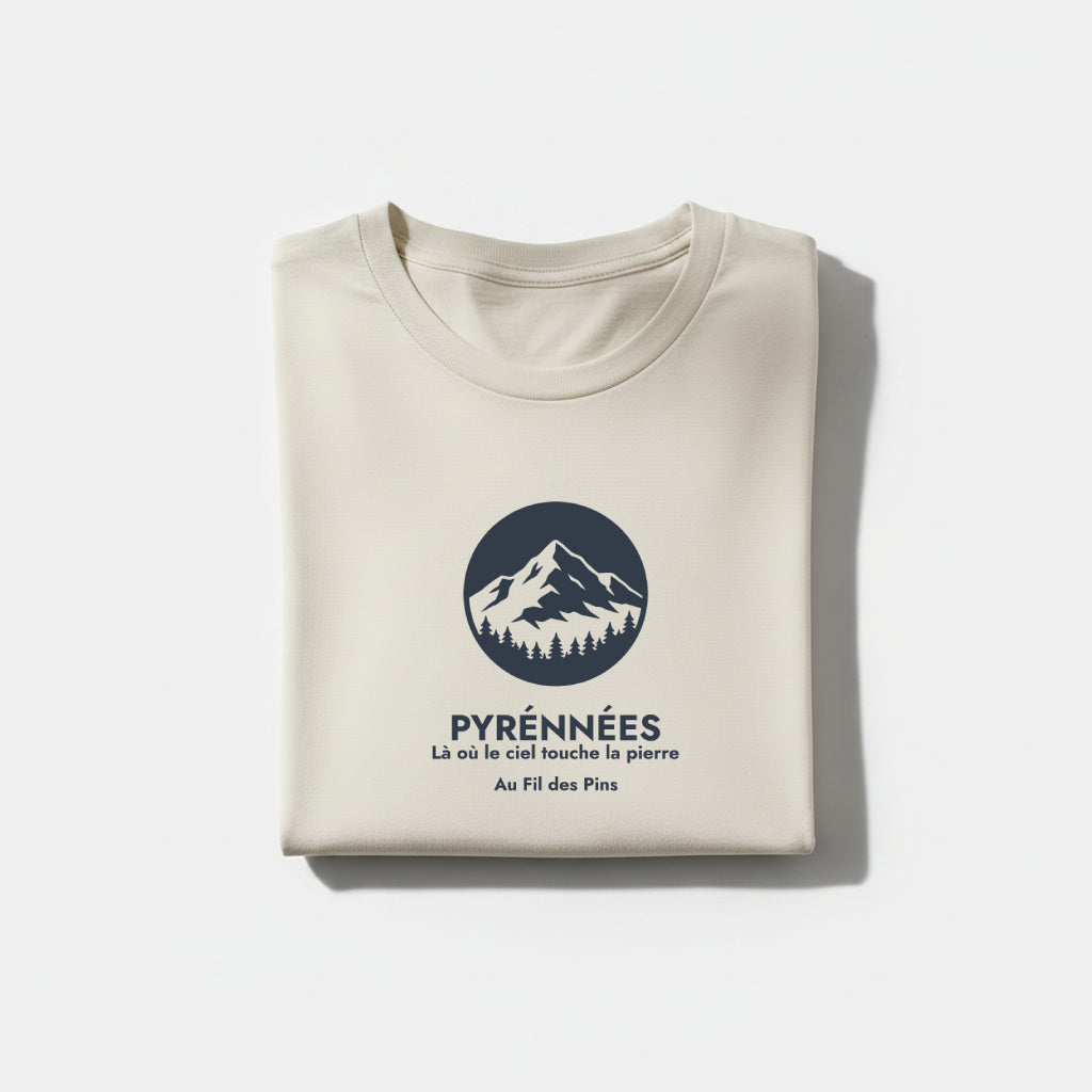 Tee-shirt Femme "Pyrénées" – Coton Bio & Éco-Responsable