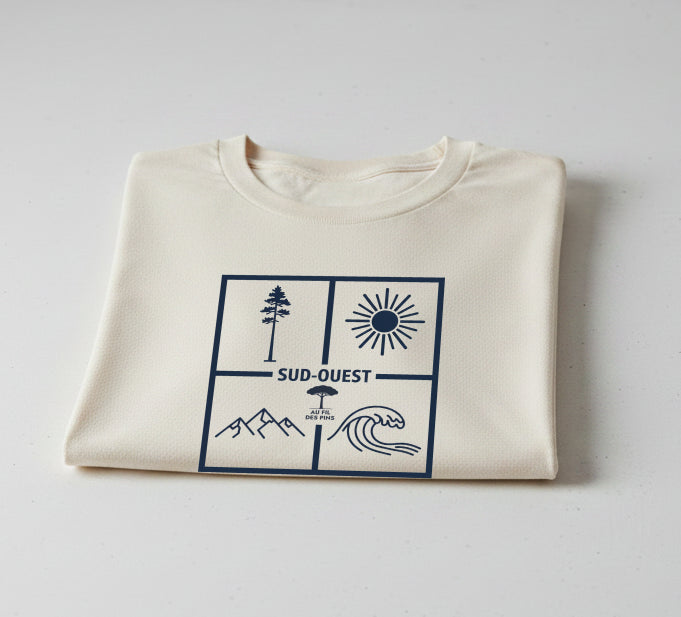 Tee-shirt éco-responsable femme Sud-Ouest