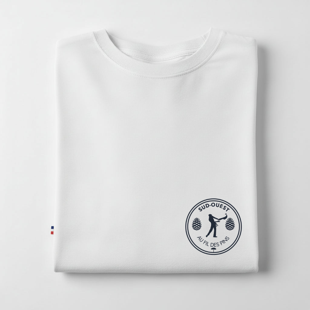 T-shirt Homme Pelote Basque – Coton Bio Made in France
