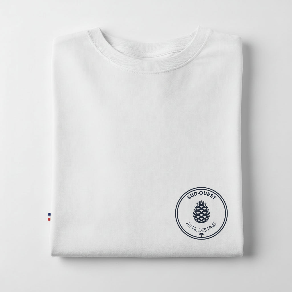 T-shirt Femme Pomme de Pin – Coton Bio Made in France