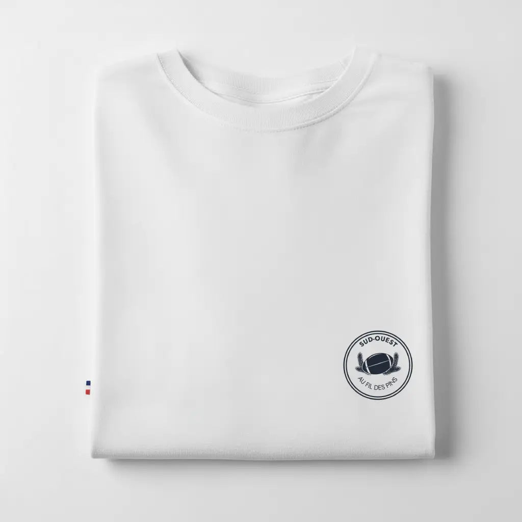 T-shirt homme Rugby Sud-Ouest — coton bio, made in France