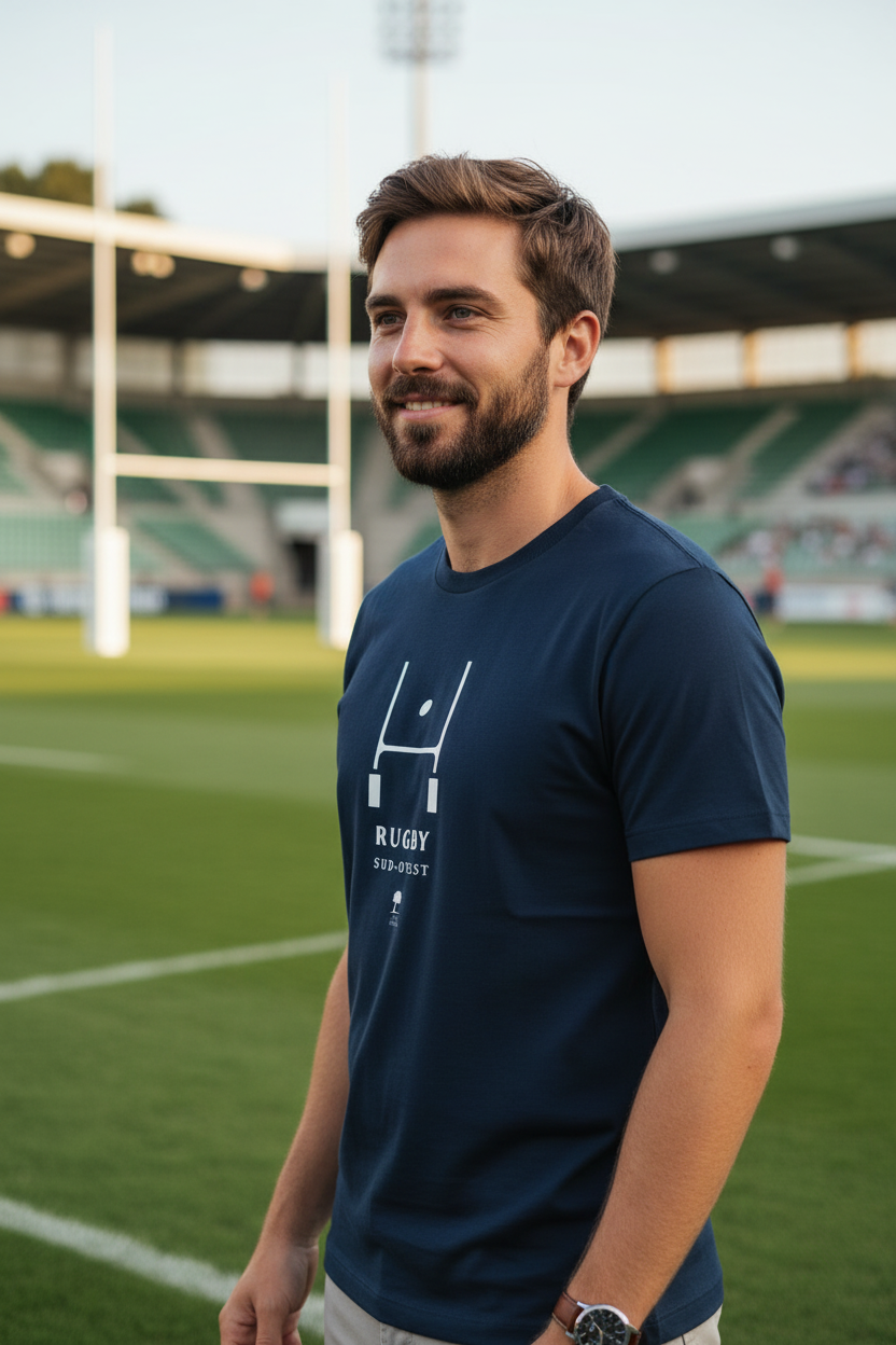 T-shirt Rugby Sud-Ouest - Lifestyle vue alternative