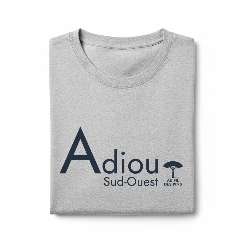 T-shirt femme bio "Adiou" – Coton GOTS | Au Fil des Pins