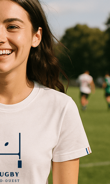 🇫🇷 Tee-shirt français femme Rugby - Au Fil des Pins