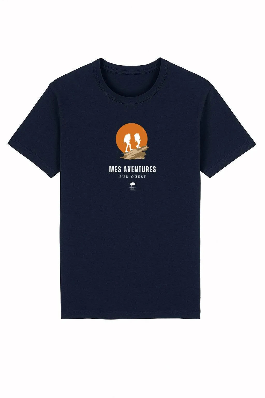 Tee-shirt éco-responsable homme Aventures - Au Fil des Pins