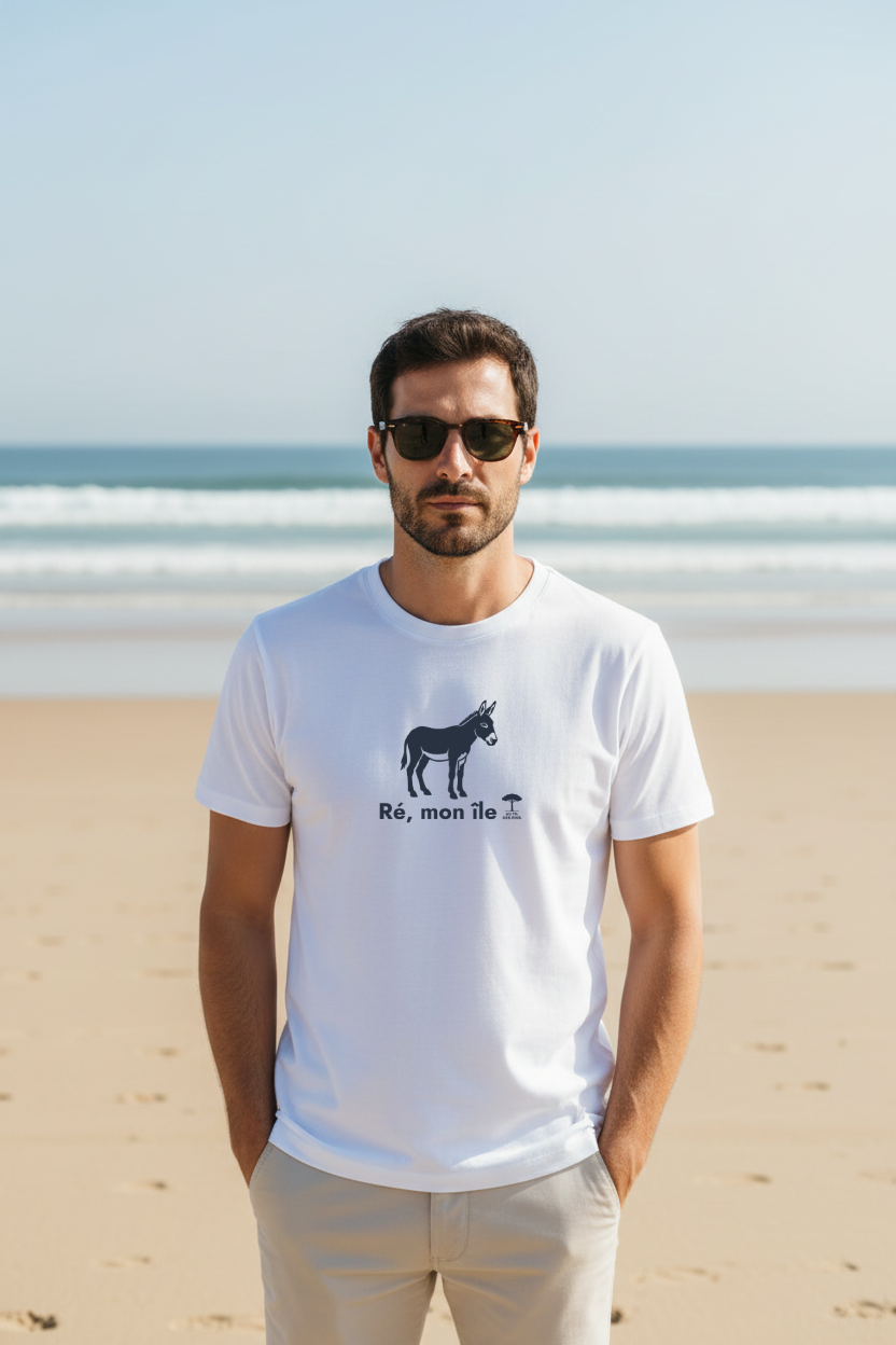 Tee-shirt Coton Bio Homme Île-de-Ré