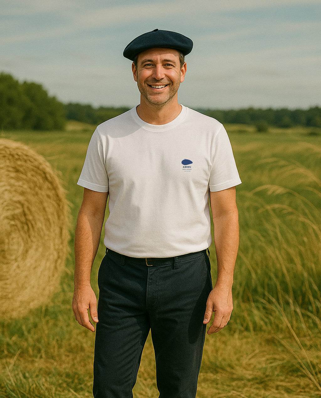 🇫🇷 Tee-shirt français homme Béret - Au Fil des Pins