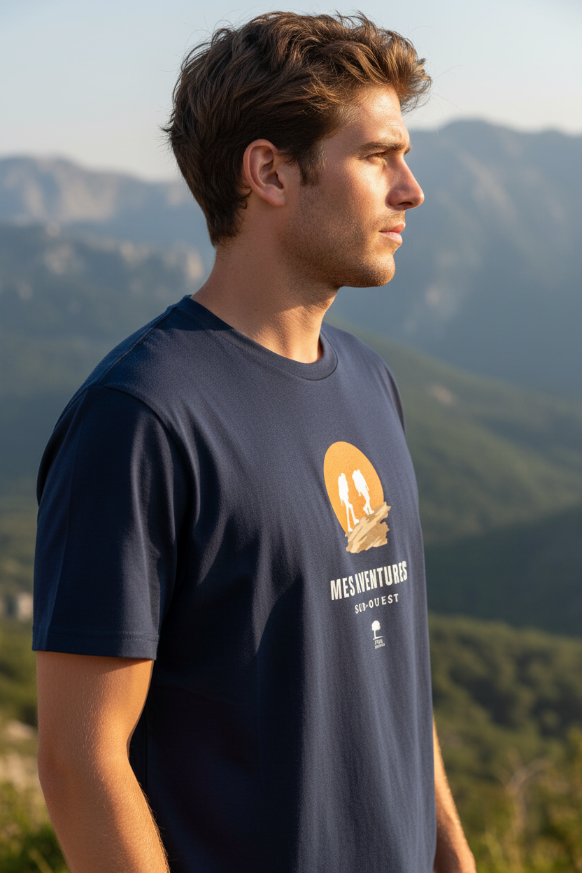 Mes Aventures - Lifestyle profil manche navy 