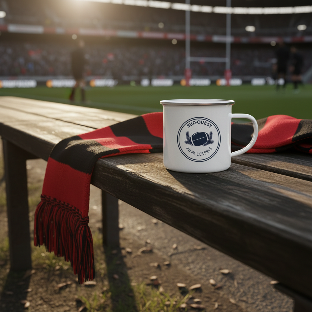 Timbale Rugby - banc stade Toulouse
