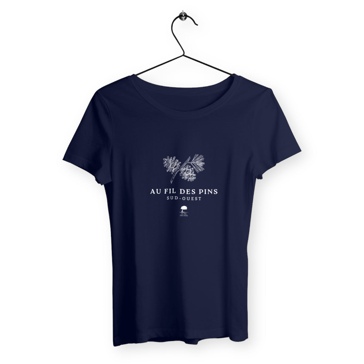 Tee-shirt femme éco-responsable Pomme de Pin
